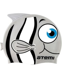 Шапочка для плавания FC103 рыбка серебро Atemi