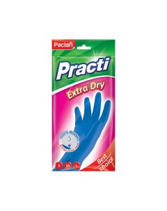 Practi Extra Dry Перчатки резиновые Paclan