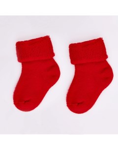 Носки для младенцев Красные Полный плюш Wool&cotton