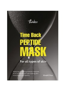 Маска салфетка для лица с пептидами TIME BACK PEPTIDE MASK 23 Thinkco
