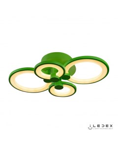 Потолочная люстра ring зеленый 62x15x40 см Iledex