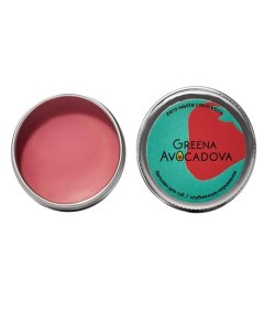 Натуральный бальзам для губ Клубничное мороженое 10 Greena avocadova