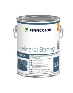 Краска фасадная Mineral Strong MRA гл мат 2 7 л Finncolor