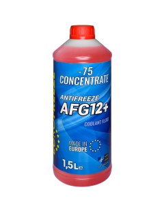 Антифриз AFG 12 красный концентрат 1 5л Eurofreeze
