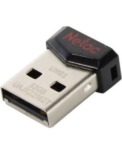 USB Flash 32GB USB 2 0 FlashDrive UM81 Ultra compact Netac
