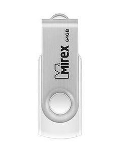 USB Flash Swivel White 64GB 13600 FMUSWT64 Mirex