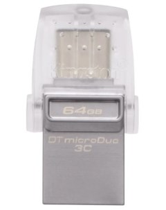 USB Flash DataTraveler MicroDuo 3C USB 3 2 Gen 1 64GB Kingston