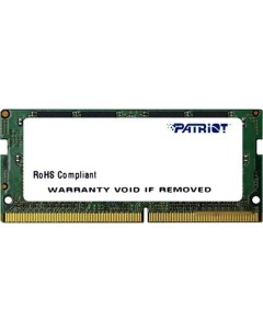 Оперативная память Signature Line 16GB DDR4 SODIMM PC4 21300 PSD416G26662S Patriot