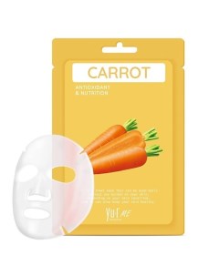 Тканевая маска для лица с экстрактом моркови ME Carrot Sheet Mask 25 Yu.r