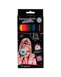 Цветные карандаши Tik tok girl