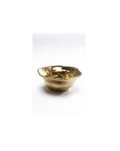 Чаша декоративная bell золотой 17x6x16 см Kare