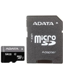 Карта памяти Premier microSDXC UHS I U1 Class 10 64GB AUSDX64GUICL10 RA1 A-data