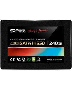 SSD Slim S55 240GB SP240GBSS3S55S25 Silicon power