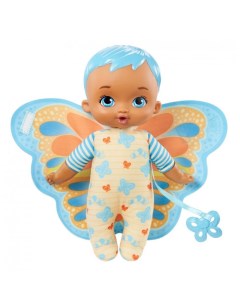 Кукла Моя первая малышка бабочка голубая My Garden baby HBH38 Mattel