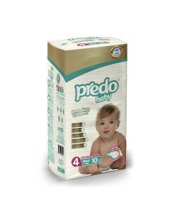 Подгузники для детей Baby Maxi 4 7 18 кг 10 Predo
