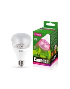 Лампа светодиодная д раст А60 15Вт Е27 LED15 PL BIO E27 Camelion