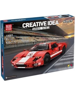 Конструктор Creative Idea 10001 Ford GT Красный Фантом Mould king