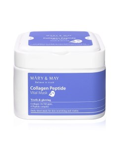 Набор тканевых масок Collagen Peptide Vital Mask 30 Mary&may