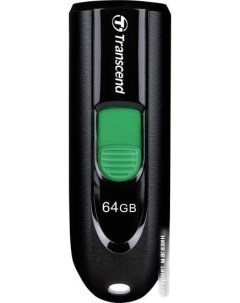 USB Flash JetFlash 790C 64GB черный зеленый Transcend
