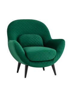Кресло карл велюр тёмно зелёный зеленый Stoolgroup