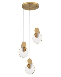 Светильник подвесной светодиодный moderli v10513 pl mesa золотой Stoolgroup