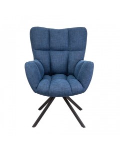 Кресло COLORADO поворотное ткань тем синий Chita черный Akshome