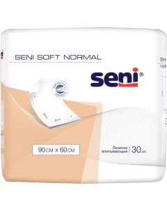 Пеленки впитывающие SOFT NORMAL 90 60 30 шт Seni