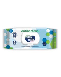 Влажные салфетки Antibacterial 72 Ultra fresh