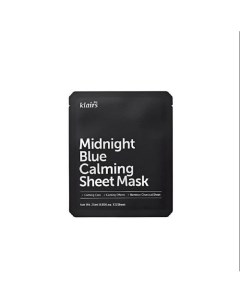 Маска тканевая успокаивающая Midnight Blue Calming Sheet Mask 25 Dear, klairs
