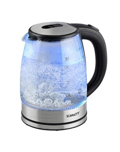 Электрочайник SCARLETT SC-EK27G70 черный/сталь Scarlett
