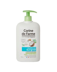 Крем для душа ультра насыщенный с экстрактом кокоса Corine de farme