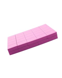 Бафы одноразовые розовые упаковка 50 шт Nail best