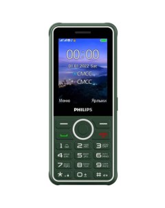 Мобильный телефон xenium e2301 зеленый Philips