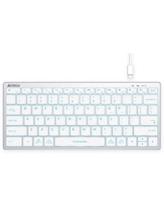 Клавиатура Fstyler FX61 (серебристый/белый) A4tech