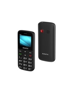 Мобильный телефон b100 зу wc 111 черный Maxvi