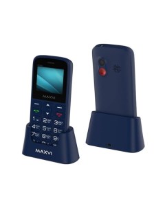 Мобильный телефон b100ds зу wc 111 синий Maxvi