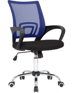 Кресло офисное Кьянти AF C4021A черный синий Mio tesoro