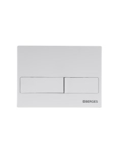 Кнопка BERGES для инсталляции NOVUM L4 Soft Touch белая арт. 40014 Berges