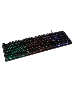 Клавиатура KG-23U BLACK Nakatomi Gaming - игровая с RGB-подсветкой, USB, черная