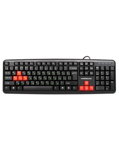 Клавиатура KN-02U BLACK-RED Nakatomi USB