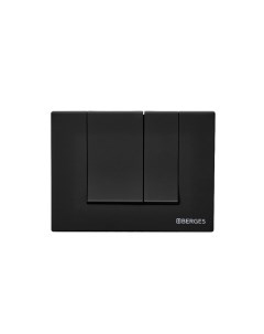 Кнопка для инсталляции NOVUM S5 Soft Touch черная арт 40045 Berges