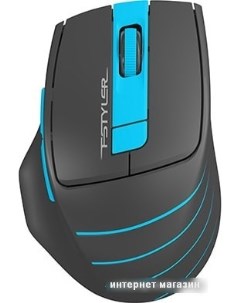 Мышь Fstyler FG30S черный голубой A4tech