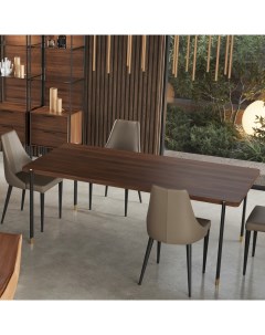Обеденный стол benissa коричневый 96x75 см Mod interiors