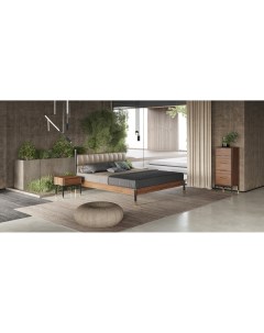 Кровать benissa коричневый 213x111 см Mod interiors