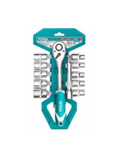 Вороток с набором головок THT141121 (12 предметов) Total