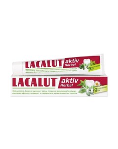 Зубная паста aktiv herbal 75 Lacalut