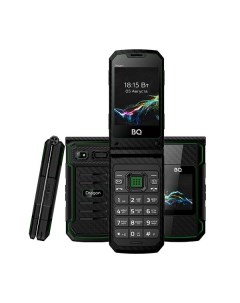Мобильный телефон Dragon черный зеленый 2822 Bq