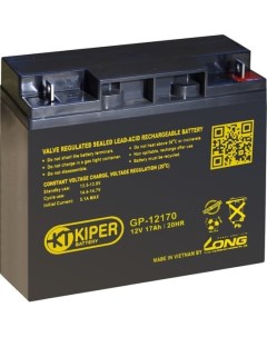 Аккумулятор для ИБП GP 12170 12В 17 А ч Kiper