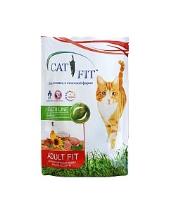 Сухой корм для кошек Cat fit