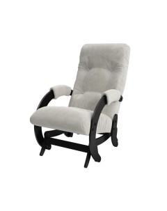 Кресло глайдер модель 68 венге verona light grey серый Аврора